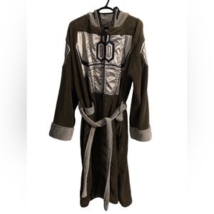 Men’s Mandalorian Bounty Hunter Hooded BathRobe- One Size